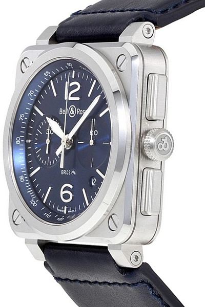 Bell & Ross Blaustahl BR0394-BLU-ST/SCA