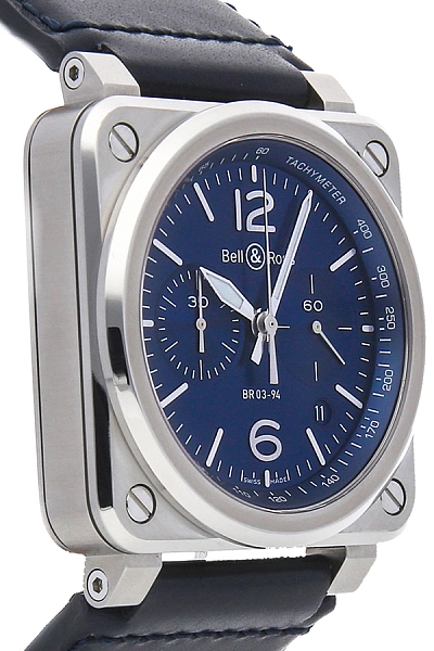 Bell & Ross Blaustahl BR0394-BLU-ST/SCA
