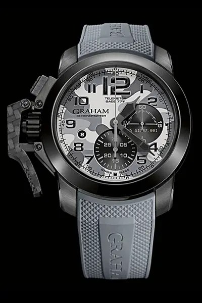 Graham Chronofighter Oversize Schwarz Pfeil Set