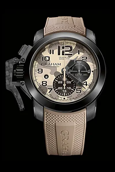 Graham Chronofighter Oversize Schwarz Pfeil Set