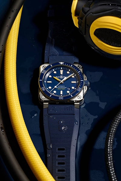 Bell & Ross Taucher Blau BR0392-D-BU-ST/SRB