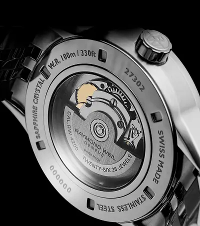 Raymond Weil Freelancer Herrenuhr mit blauem Zifferblatt 2731-ST-50001