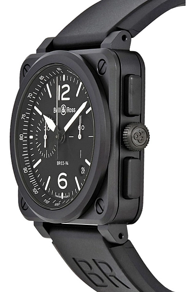 Bell & Ross Schwarz Matt BR0394-BL-CE