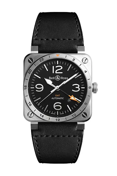 Bell & Ross Instrumente BR0393-GMT-ST/SCA