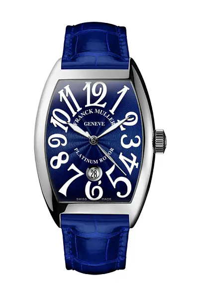 Franck Muller Cintrée Curvex Blau 8880 SC DT AC