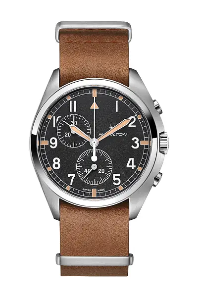 Khaki Luftfahrt Pilot Pioneer Chrono Quarz H76522531