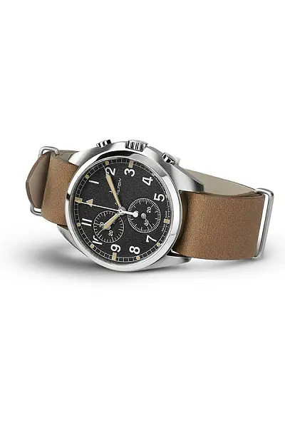 Khaki Luftfahrt Pilot Pioneer Chrono Quarz H76522531