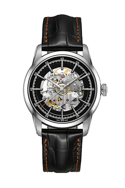Hamilton American Classic Eisenbahn Skeleton Automatik H40655731