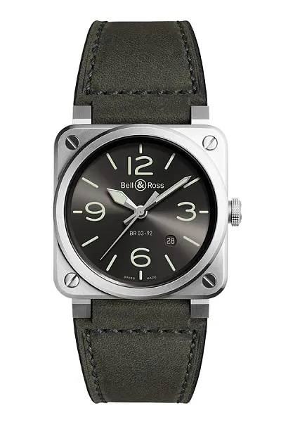 Bell & Ross BR 03-92 Grau Lum BR0392-GC3-ST/SCA