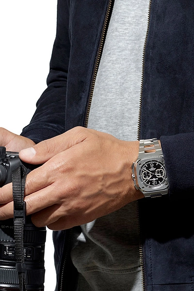 Bell & Ross BR 05 Chrono Schwarz Stahl BR05C-BL-ST/SST