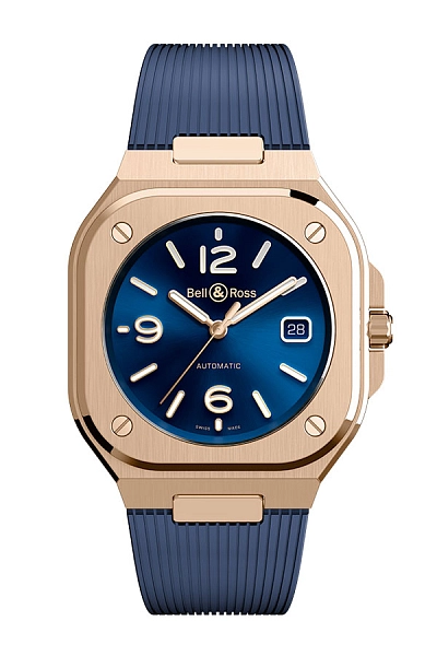 Bell & Ross BR 05 Blau Gold BR05A-BLU-PG/SRB