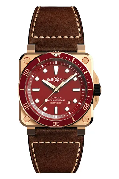 Bell & Ross BR 03-92 Taucher Rot Bronze BR0392-D-R-BR/SCA