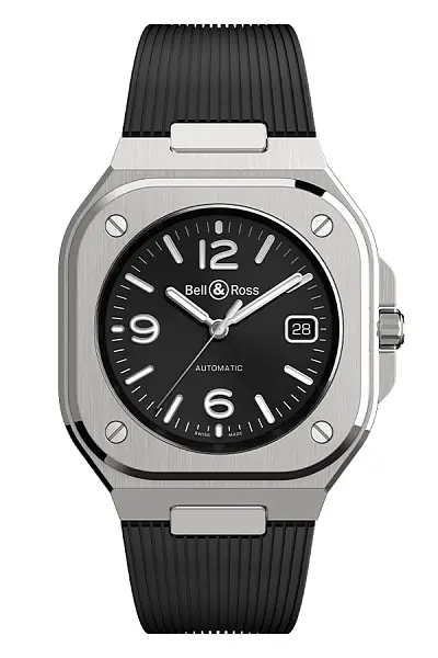 Bell & Ross BR 05 Schwarzer Stahl BR05A-BL-ST/SRB