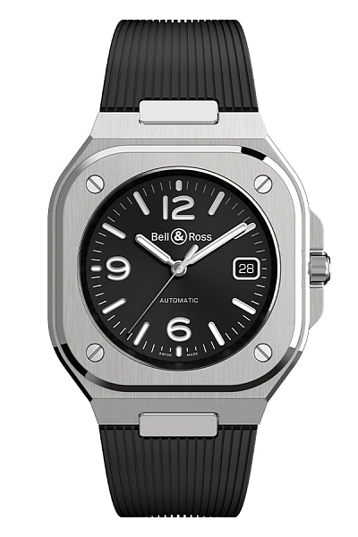 Bell & Ross BR 05 Schwarzer Stahl BR05A-BL-ST/SRB