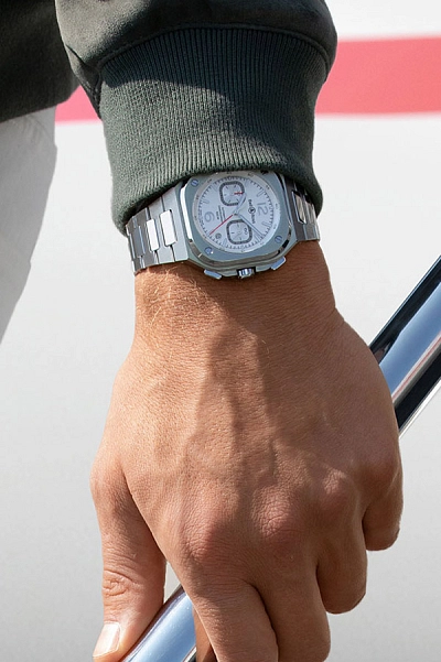 Bell & Ross BR 05 Chrono Weißer Falke BR05C-SI-ST/SST