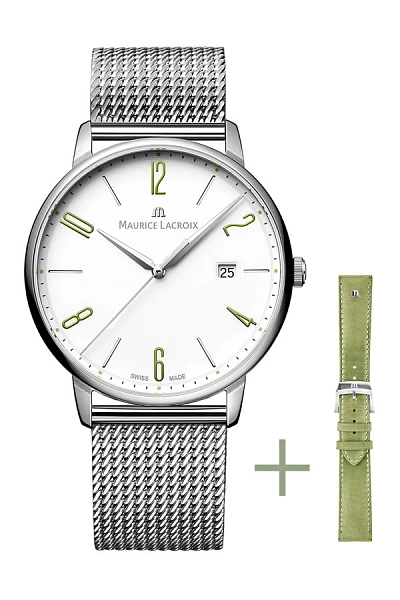 Maurice Lacroix Eliros Datum 40mm Armband Set EL1118-SS00S-120-D