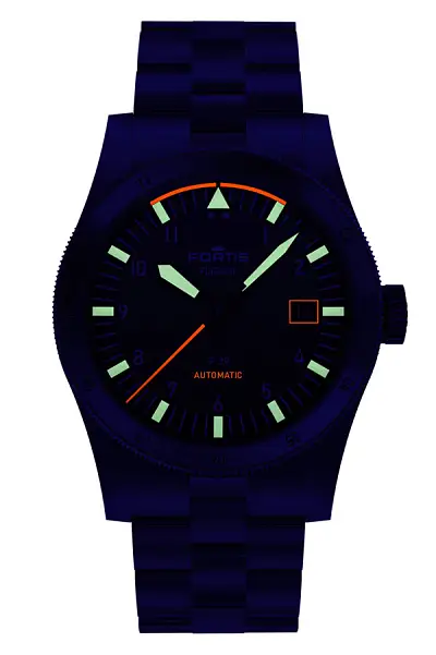 Forits Flieger F-39 Automtic auf Block Armband F4220005