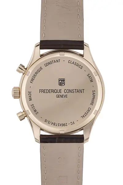 Frederique Constant Classics Quarz-Chrono Dreifach-Kalender FC-296SW5B4