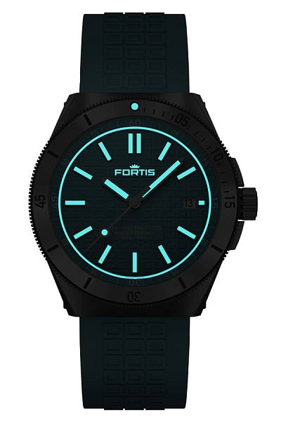 Fortis Marinemaster M-40 Schneeweiß auf Horizon Band F8120009