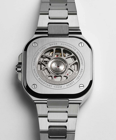 Bell & Ross BR 05 GMT Weiß BR05G-SI-ST/SST