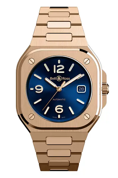 Bell & Ross BR 05 Blau Gold BR05A-BLU-PG/SPG