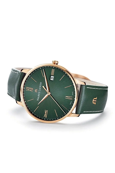 Maurice Lacroix Eliros Grün 40mm EL1118-PVP01-610