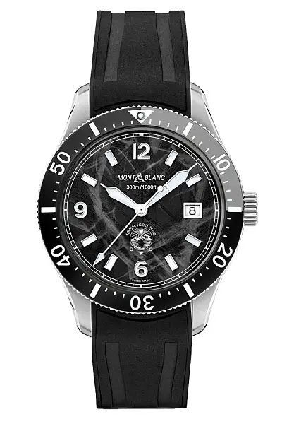 Montblanc 1858 Eiskaltes Meer Automatik Datum 129372