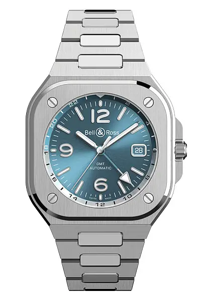 Bell & Ross BR-05 GMT Himmelblau BR05G-PB-ST/SST
