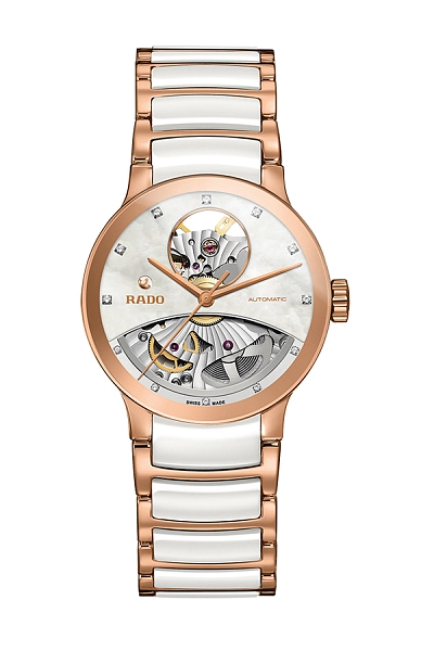 Rado Centix Damen Automatik Open Heart Diamanten R30248902