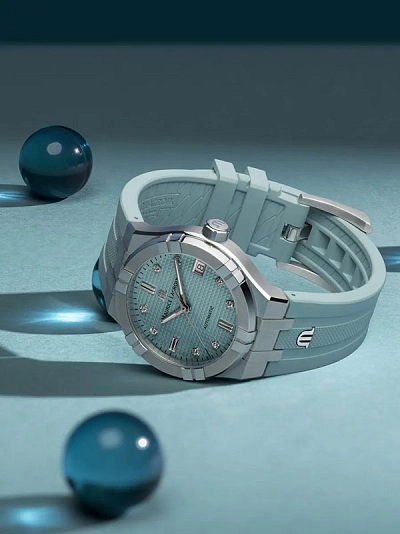 Maurice Lacroix Aikon Limitierte Sommerausgabe 35mm AI6006-SS00F-451-C