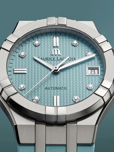 Maurice Lacroix Aikon Limitierte Sommerausgabe 35mm AI6006-SS00F-451-C