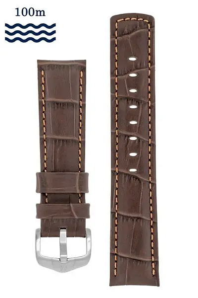 Hirsch Strap Grand Duke L 02528010-2-22