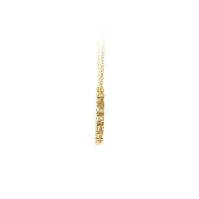 Endlos funkelnde Halskette aus Gold mit Diamanten