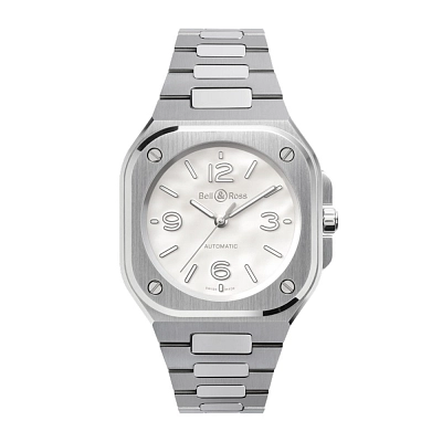 Bell & Ross Br-05 36mm Perlmutt Stahl BR05A-S-MP-ST/SST