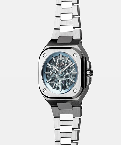 Bell & Ross BR-05 Skelett Arktisblau BR05A-AB-SKST/SST