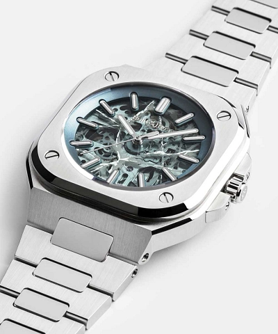 Bell & Ross BR-05 Skelett Arktisblau BR05A-AB-SKST/SST