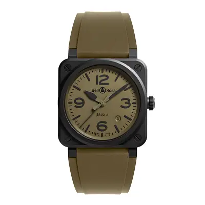 Bell & Ross Neue BR 03 Militärkeramik BR03A-MIL-CE/SRB