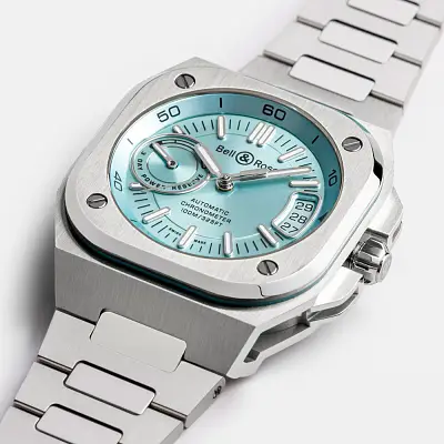 Bell & Ross BR-X5 Eisblau Stahl BRX5R-IB-ST/SST