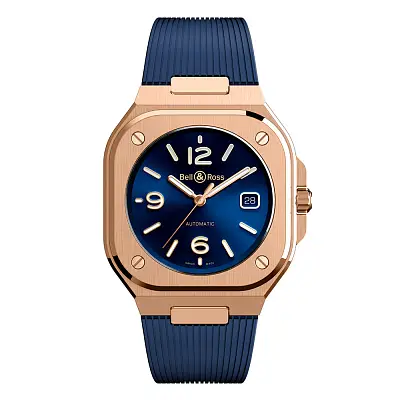 Bell & Ross BR 05 Blau Gold BR05A-BLU-PG/SRB