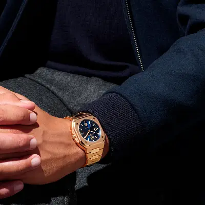 Bell & Ross BR 05 Blau Gold BR05A-BLU-PG/SRB