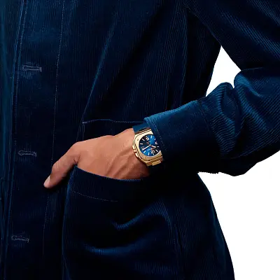 Bell & Ross BR 05 Blau Gold BR05A-BLU-PG/SRB