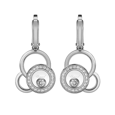 Gold-Ohrringe Chopard Happy Diamonds 839769-1002