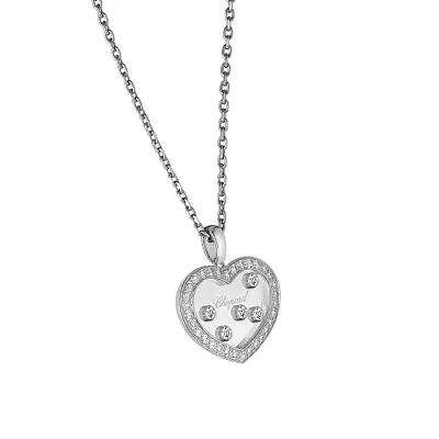 Gold-Anhänger Chopard Happy Diamonds 79A038-1201