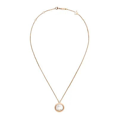 Gold-Anhänger Chopard Happy Diamonds 793929-5201