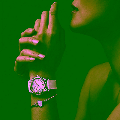 Gold Chopard Happy Hearts Armband 857482-5300