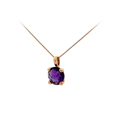 Goldanhänger mit Amethyst