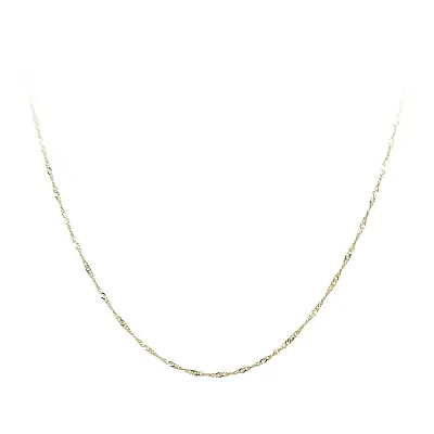 Goldkette im Singapur-Muster