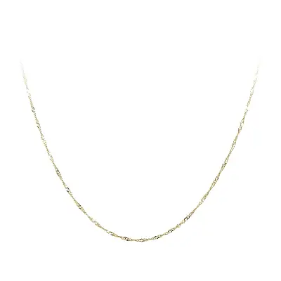 Goldkette im Singapur-Muster