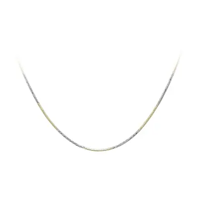 Goldene Schlangenkette aus kombiniertem Gold