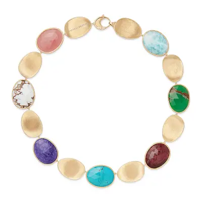 Gold Marco Bicego Lunaria Halskette CB2636 MIX2 Y